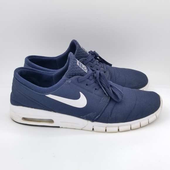 Nike Other - Nike SB Stefan Janoski Max Obsidian Mens Athletic Sneakers Navy Blue Size 12